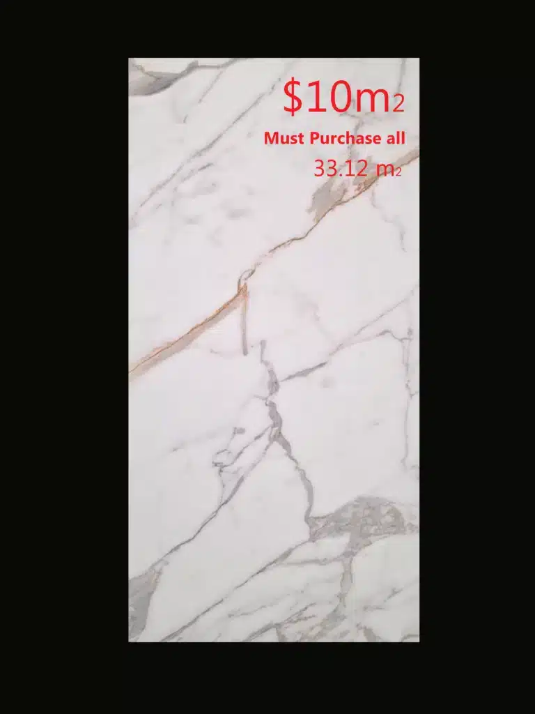 600x600mm White Marble Vein Glazed Porcelain Floor& Wall Tile