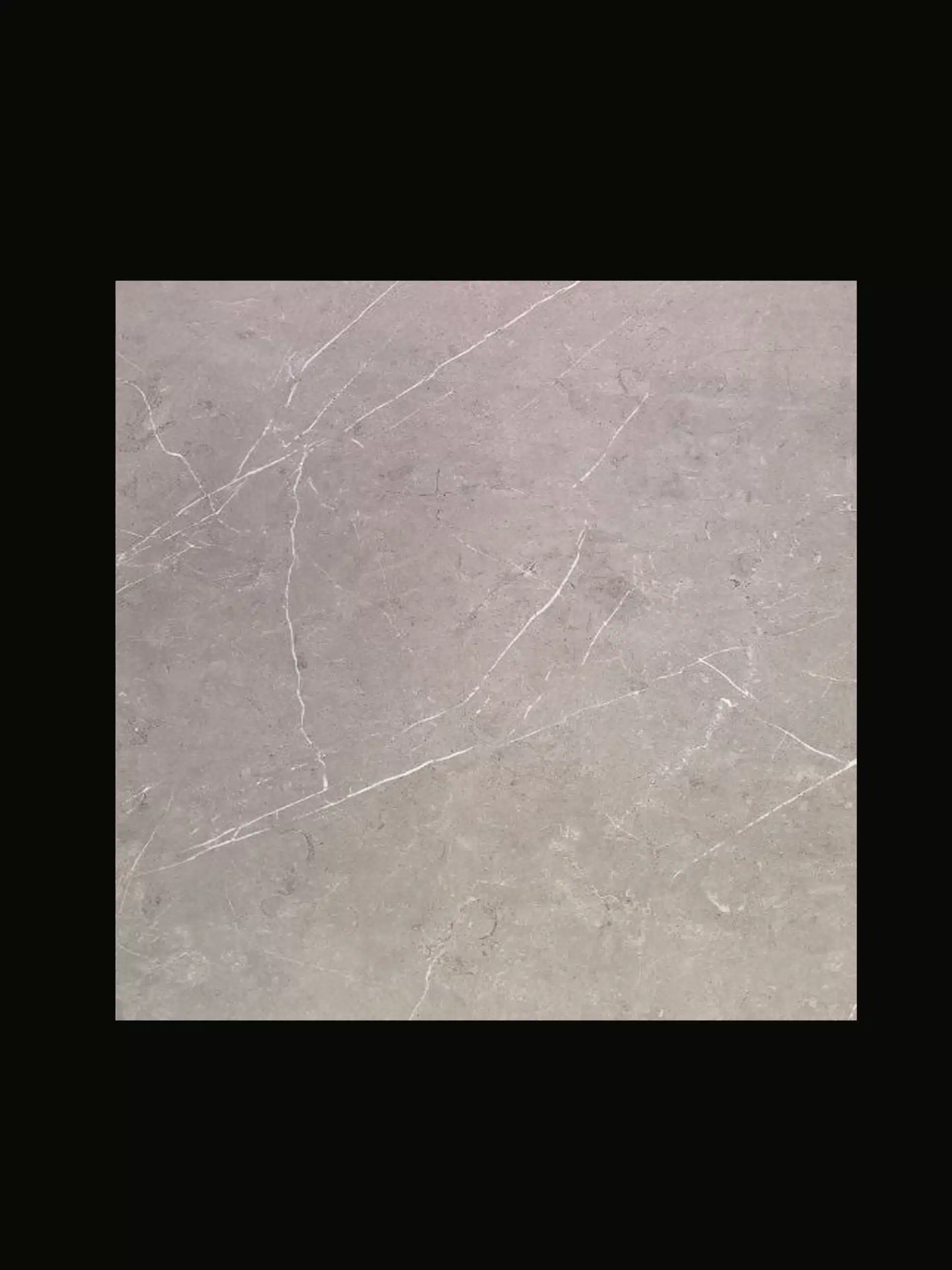 600x600mm Silver Stone Warm Grey Marble Look Glazed Polished Porcelain Floor & Wall Tile - Image 2