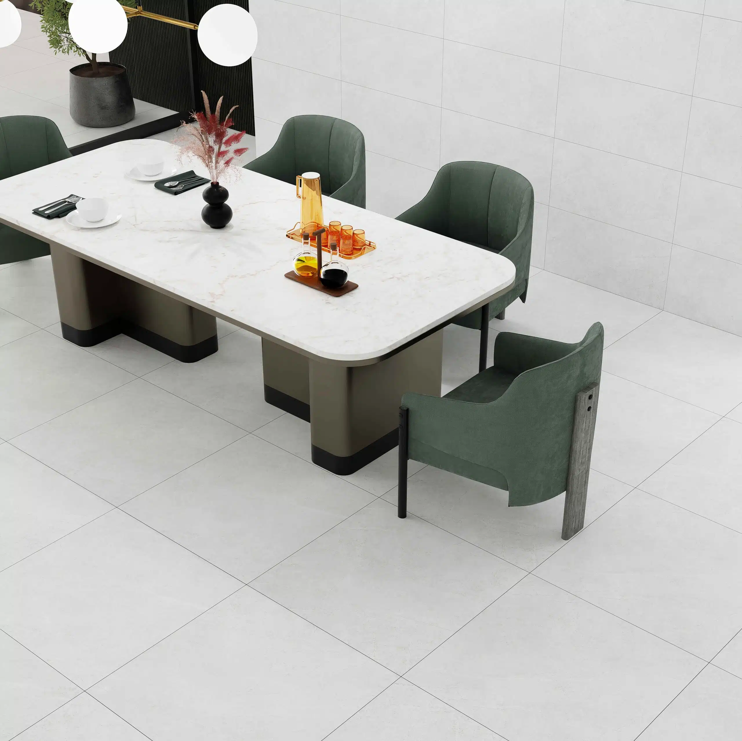 Millenia White 600 x 600 In-stiu
