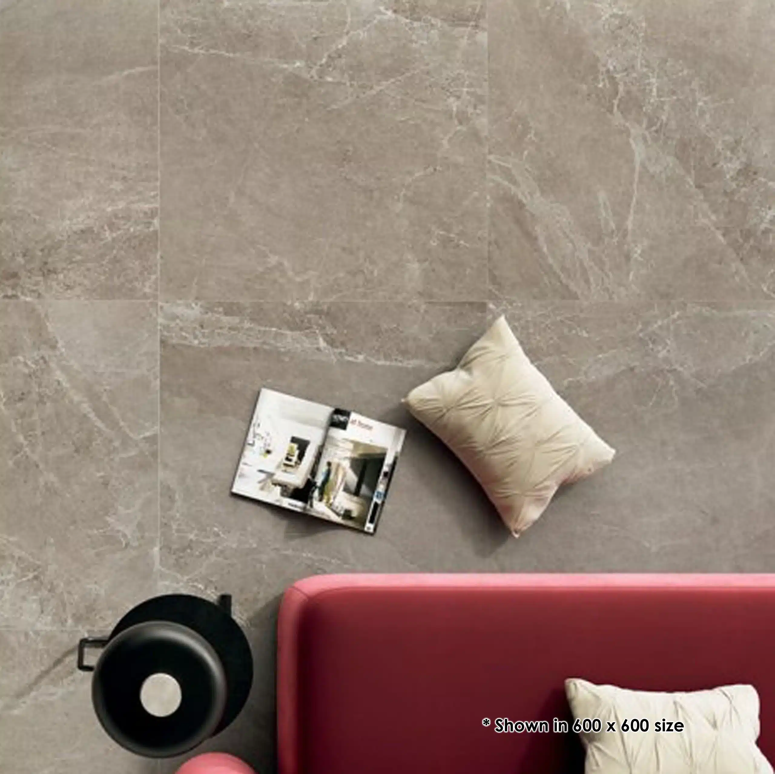 600x600 Advanced Gridge Grey External Porcelain Tile - Image 2