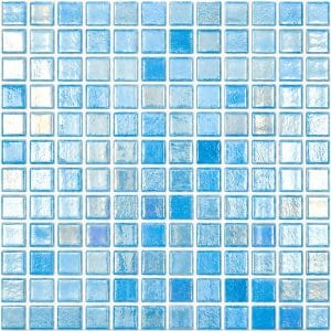 315x315mm Ibiza Light Blue Glass Spanish Pool Mosaic Tile