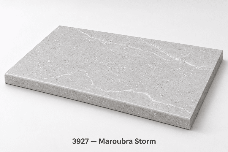 400x600x20mm Maroubra Storm Matt Glazed Porcelain Pencil Edge Bullnose Outdoor Paver Piece