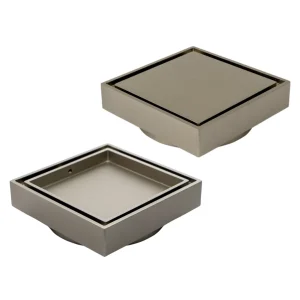 88mm Outlet Satin Nickel 2-in-1 Floor Waste