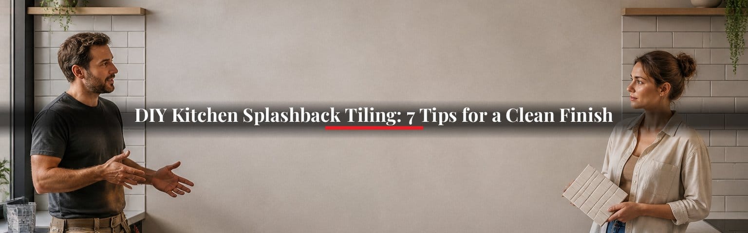 DIY Kitchen Splashback Tiling: 7 Tips for a Clean Finish
